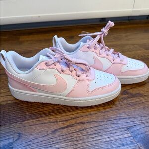 Nike Pastel Pink and White Kids' Sneakers